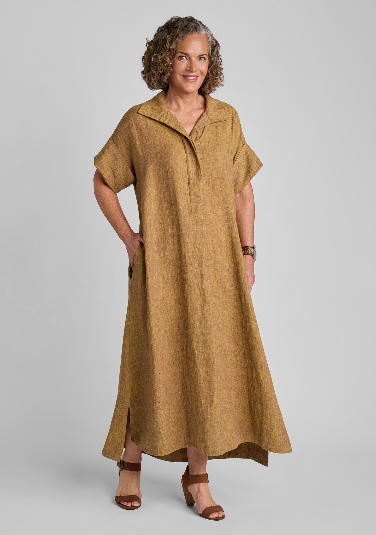 tan linen dress women Artful Shirtdress Madison Park Signature Beckett * The fabric is Color:Blush-Pink selleasygirlbowaddonsummer
