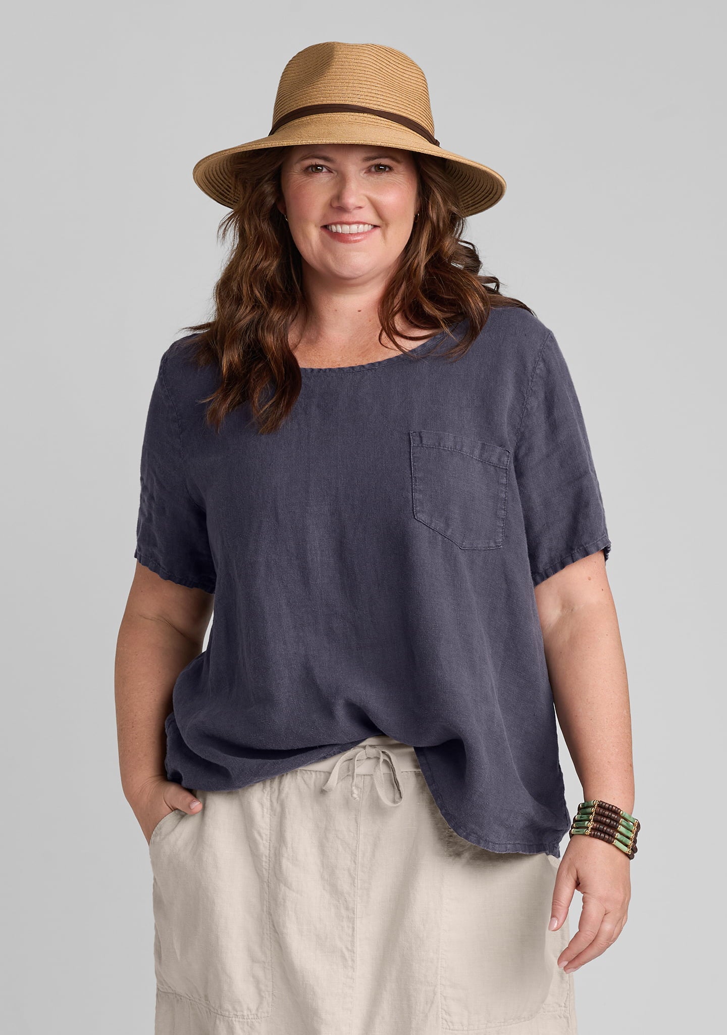 celestial tee linen t shirt details