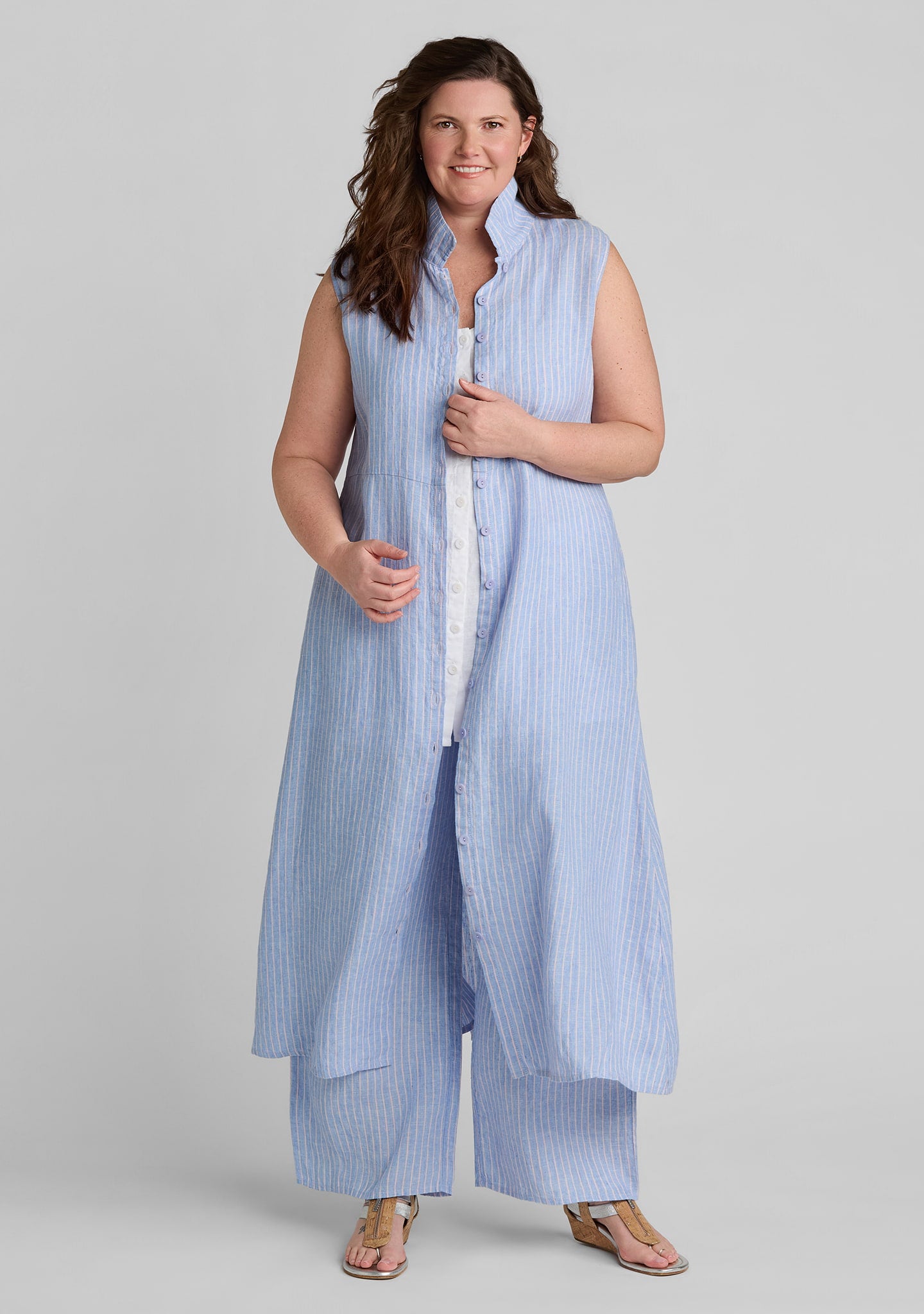 Marlowe Dress - Sleeveless Linen Maxi Dress – FLAX