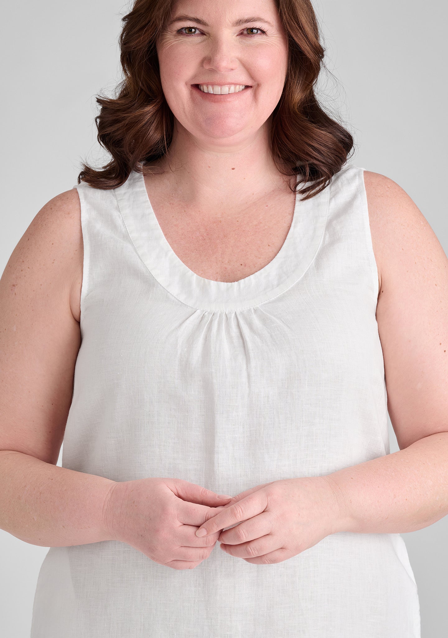 tao dress linen shift dress details