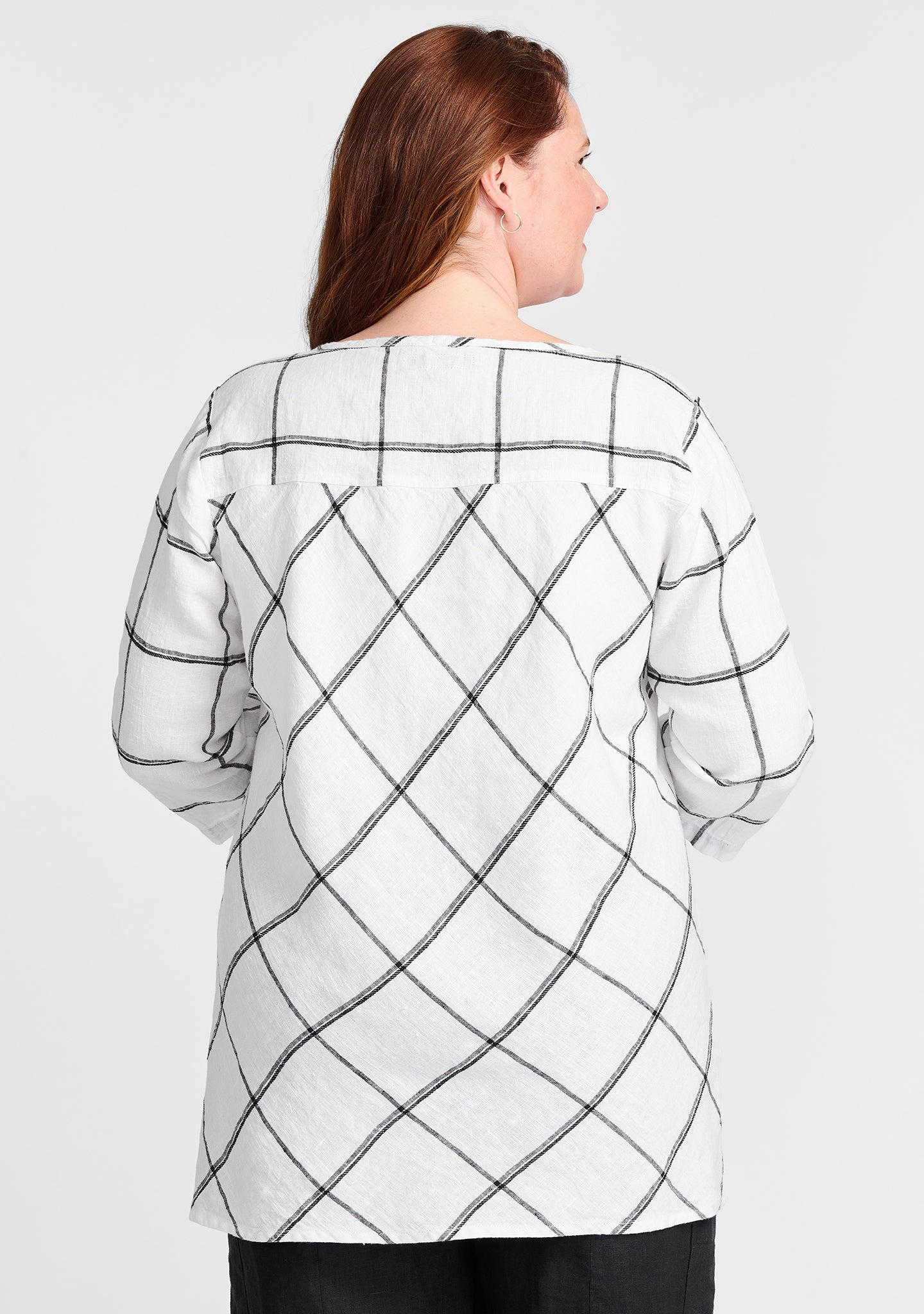 dreamy top linen shirt details