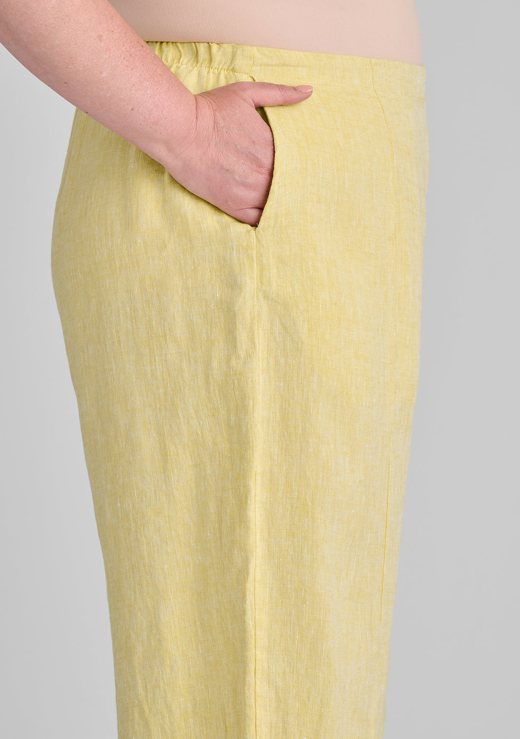 amelia pant linen pant details