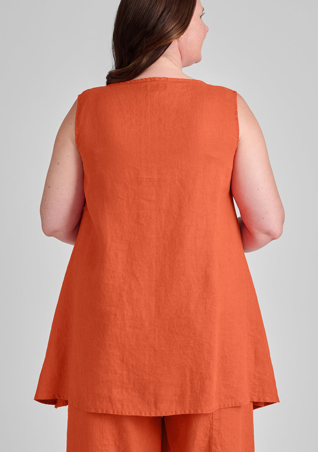 artistic tunic linen tank details