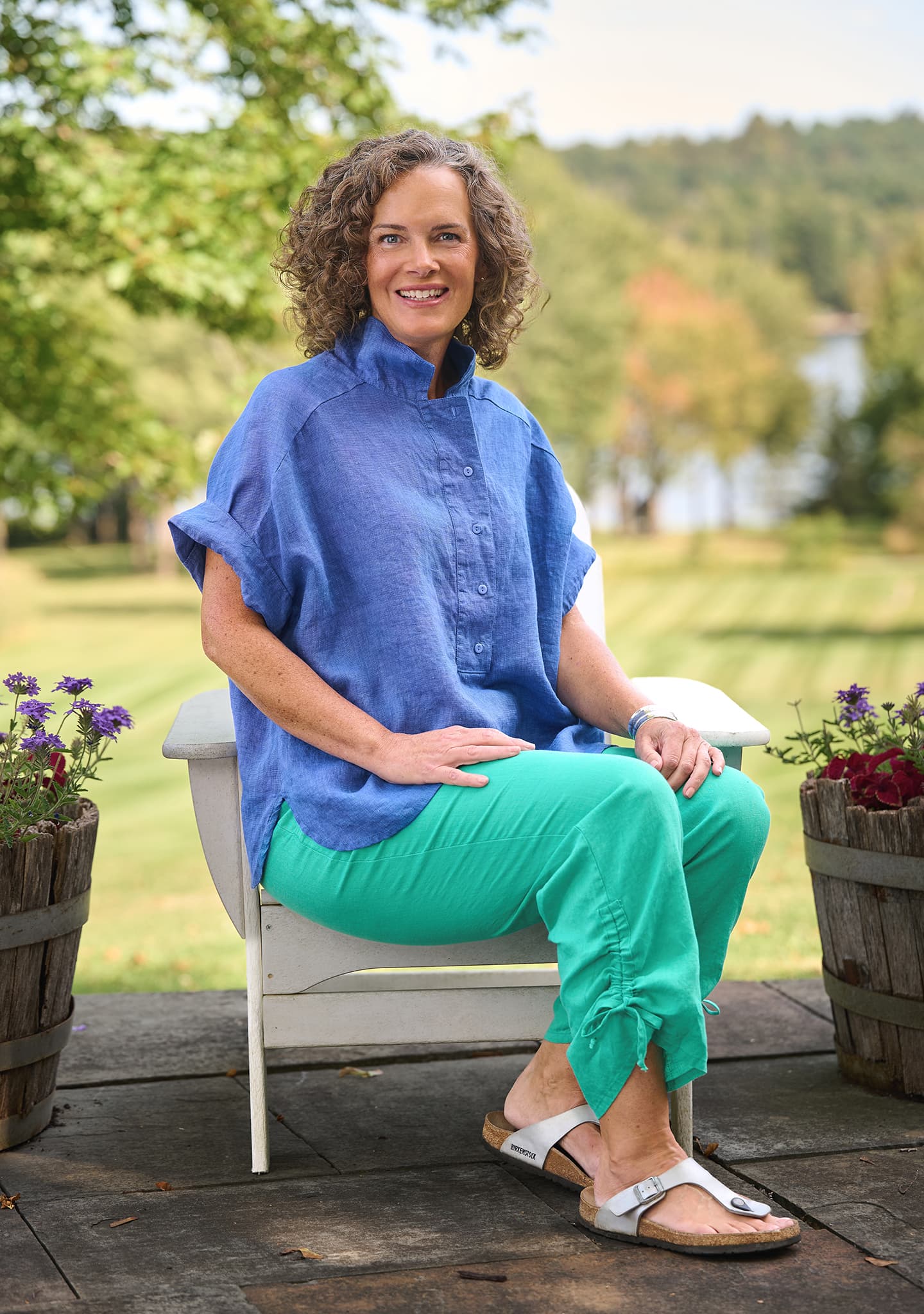 sporty shirt linen pullover details