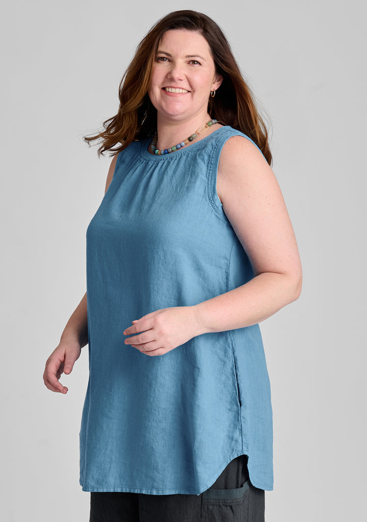 Artistic Tunic - Linen Tank - FINAL SALE