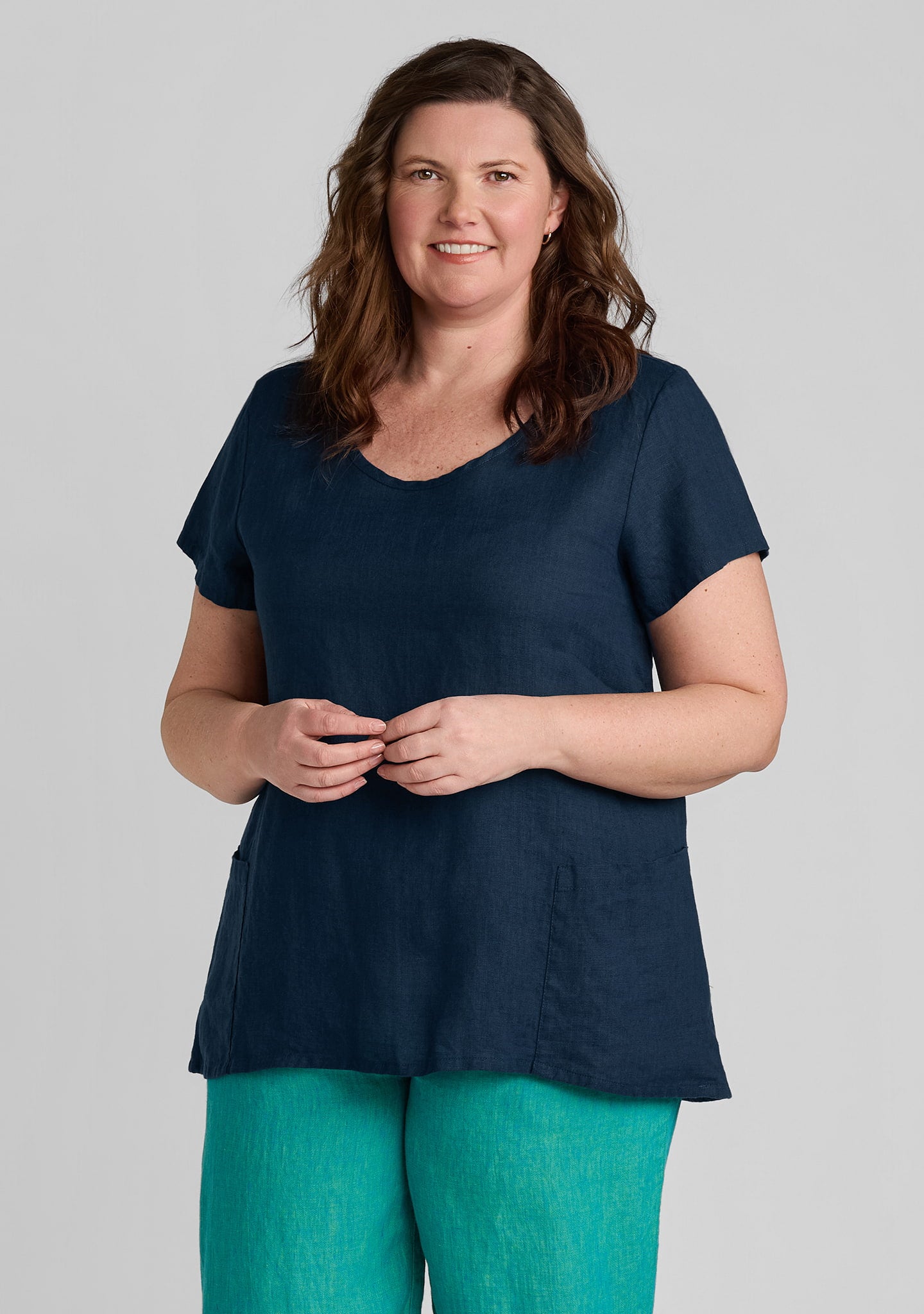 Cool Top - Linen Shirt - Midnight