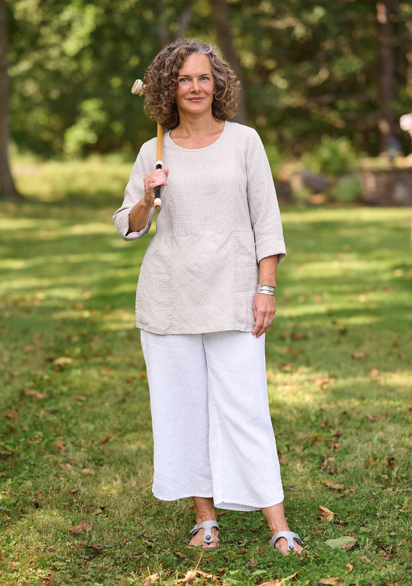 picnic shirt linen pullover details