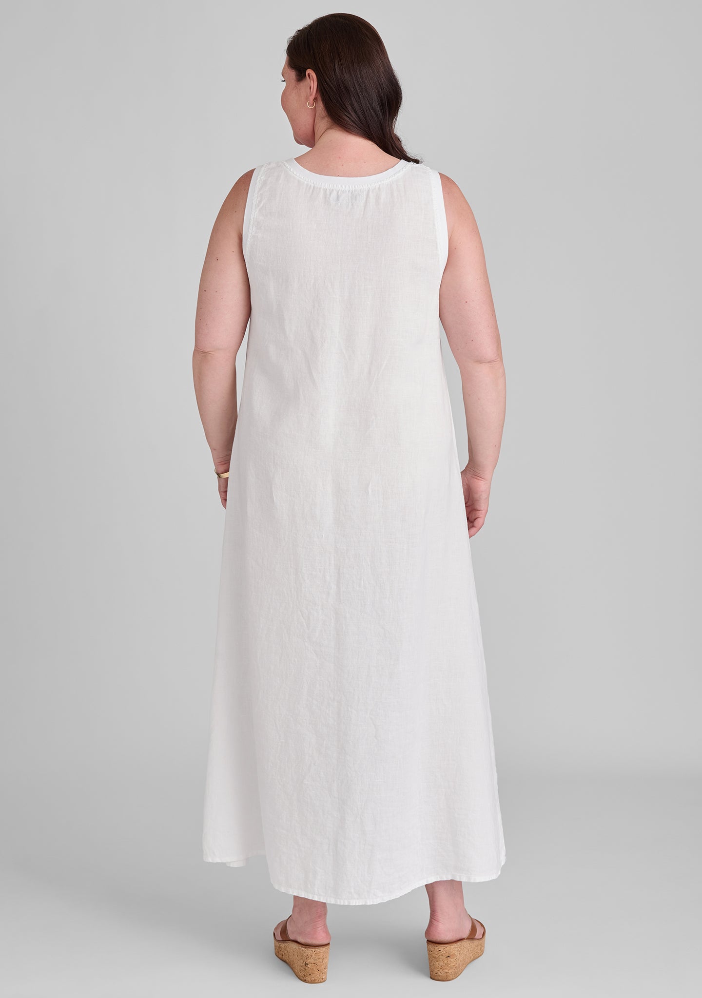 linen dresses for sale Natural Dress | Made in USA and side pockets Maxi linen dress Shally