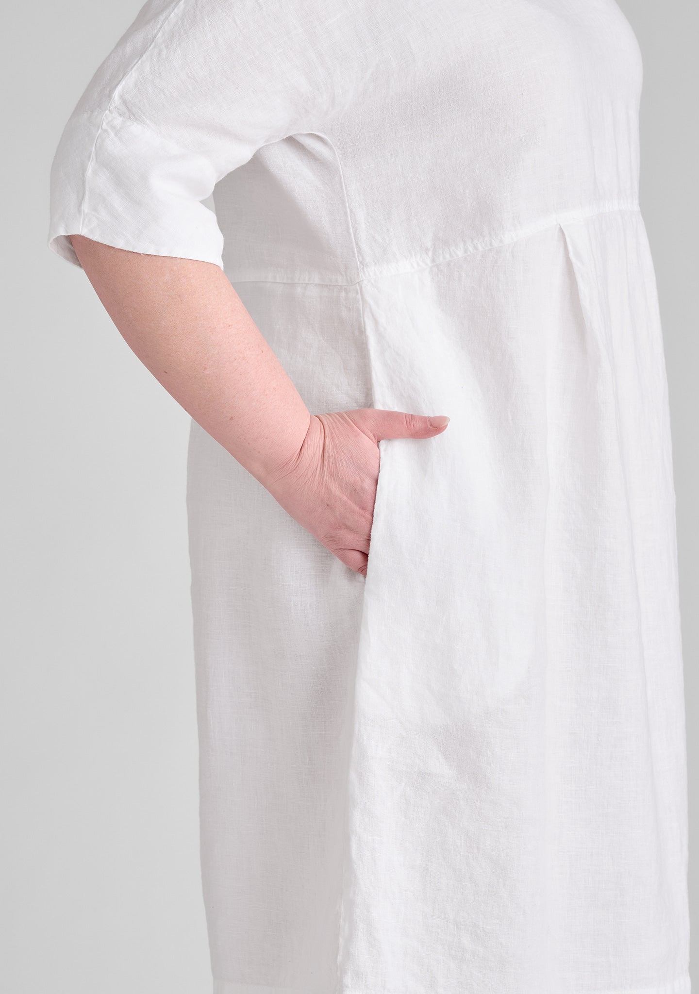 Dolman Dress - Linen Dress - FINAL SALE FLAX Dolman Dress - Linen Dress - FINAL SALE FLAX