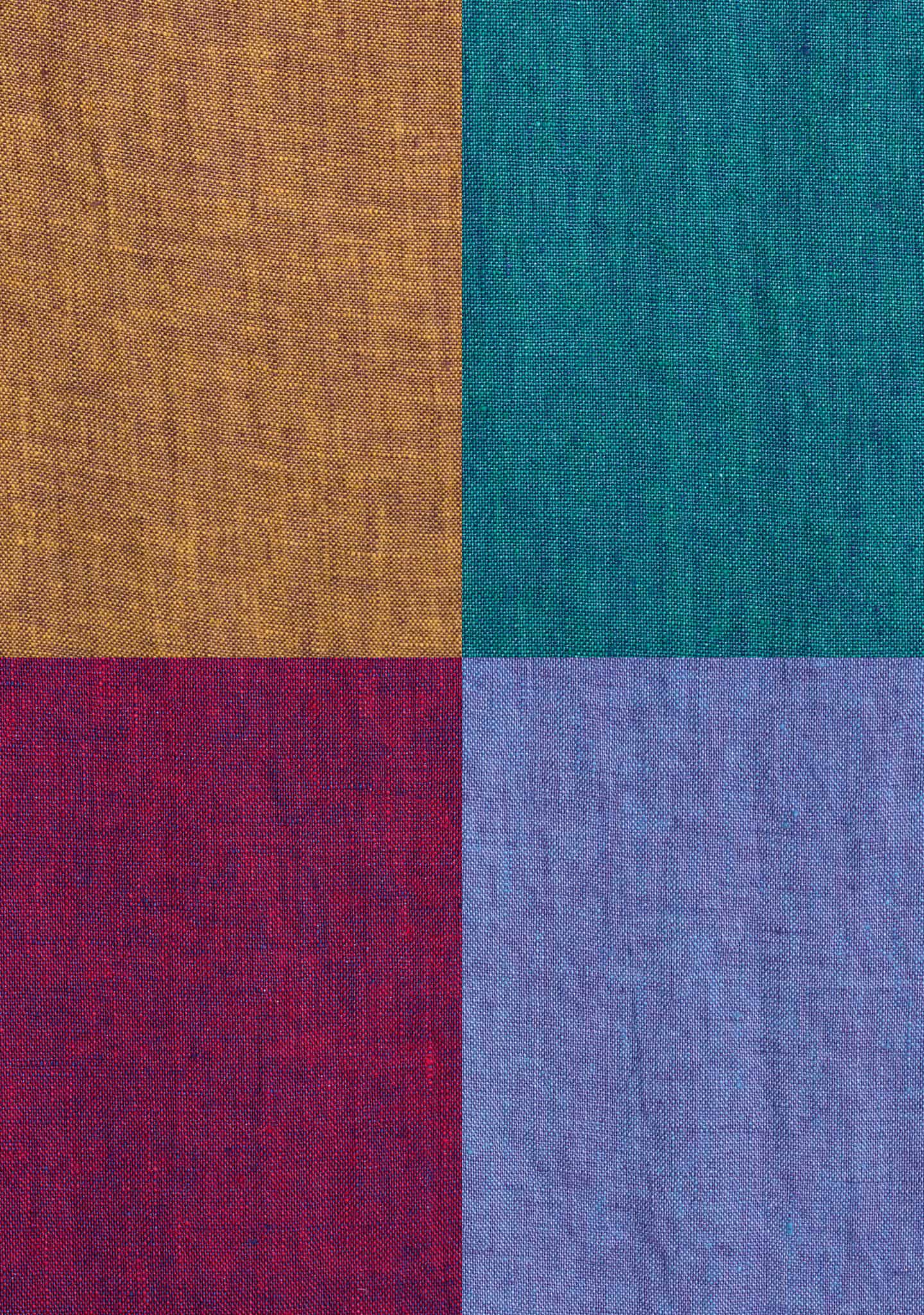 close up view of yarn dye fabrics