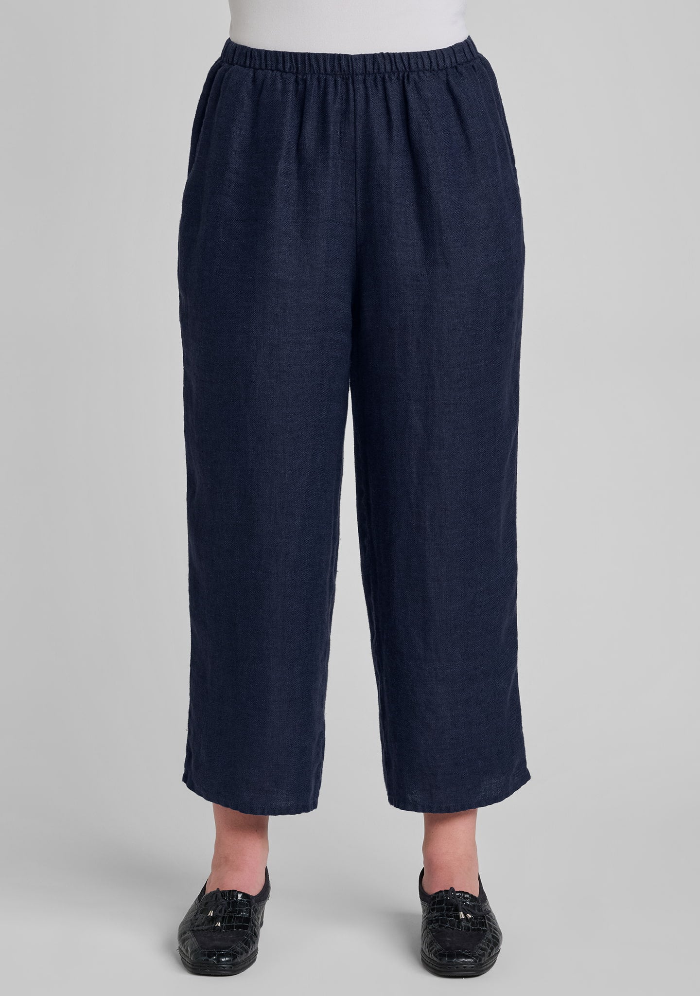full view of floods from the front showing the waistband