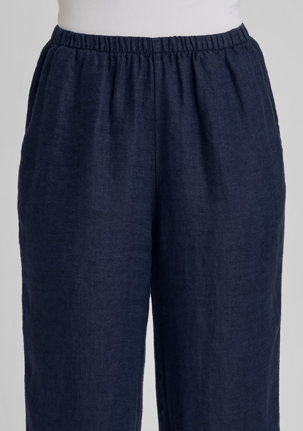 close up view of elastic waistband