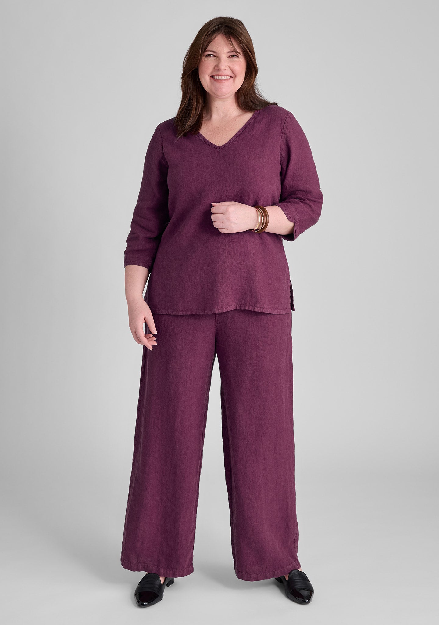 flowing pant linen pants details