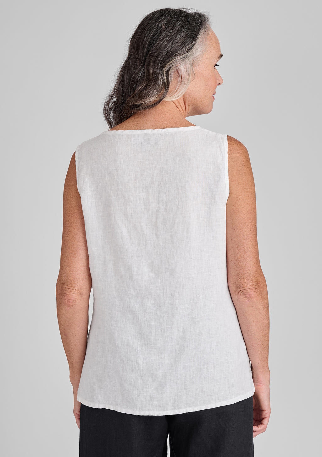 fundamental tank linen tank top details