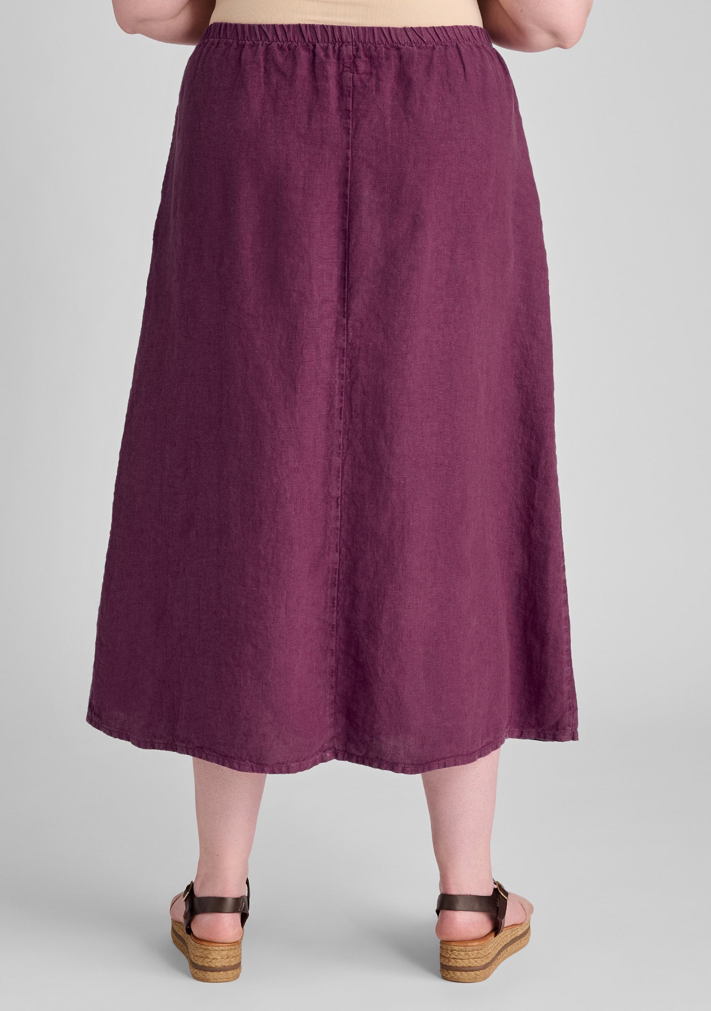 go to skirt linen maxi skirt details