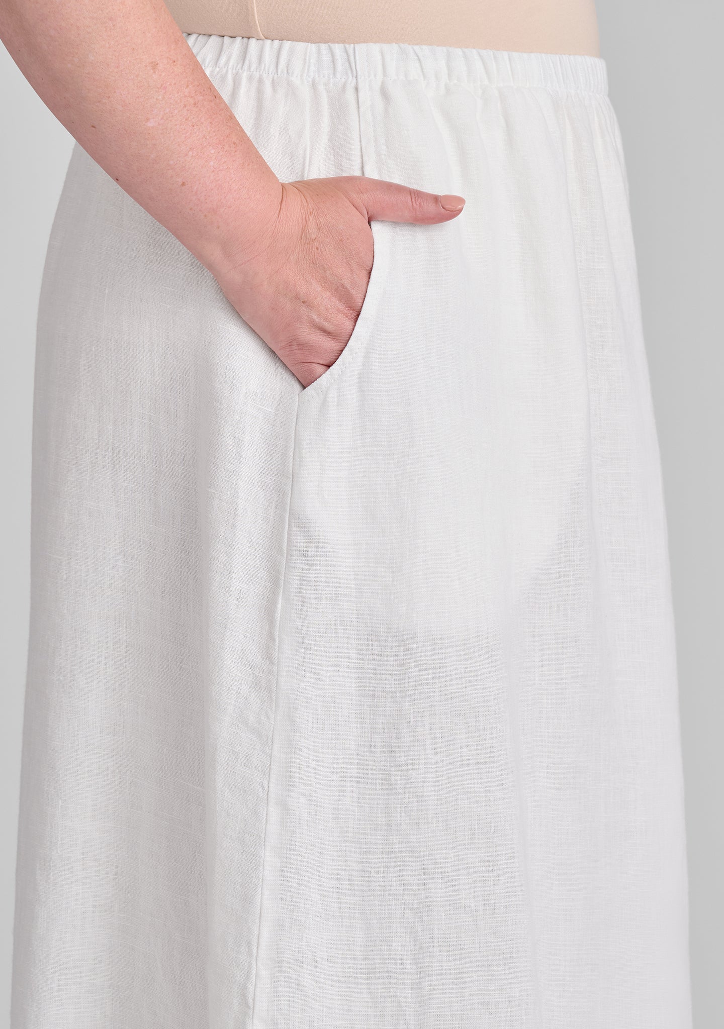 go to skirt linen maxi skirt details