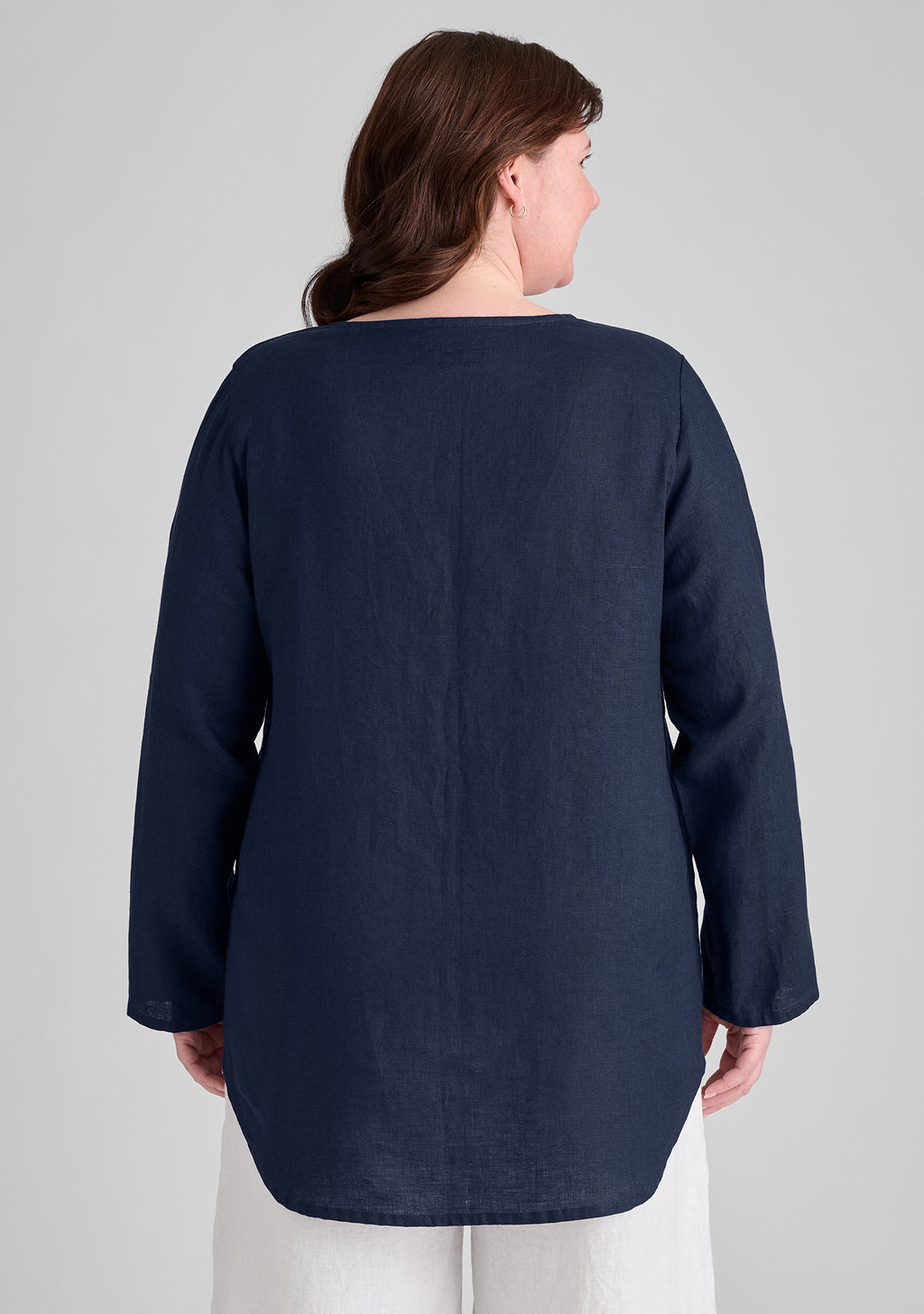 gotcha blouse linen cardigan details