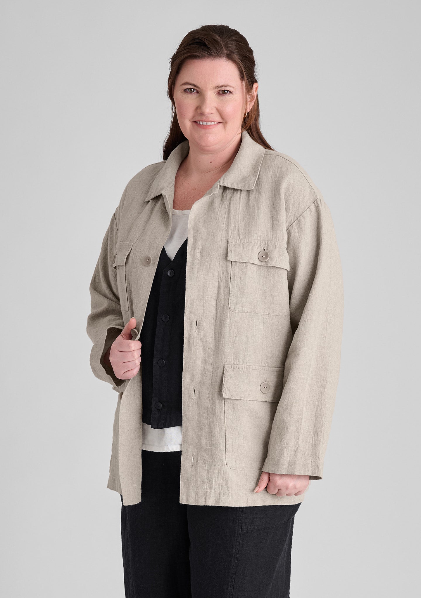 Grateful Jacket - Linen Jacket - Natural