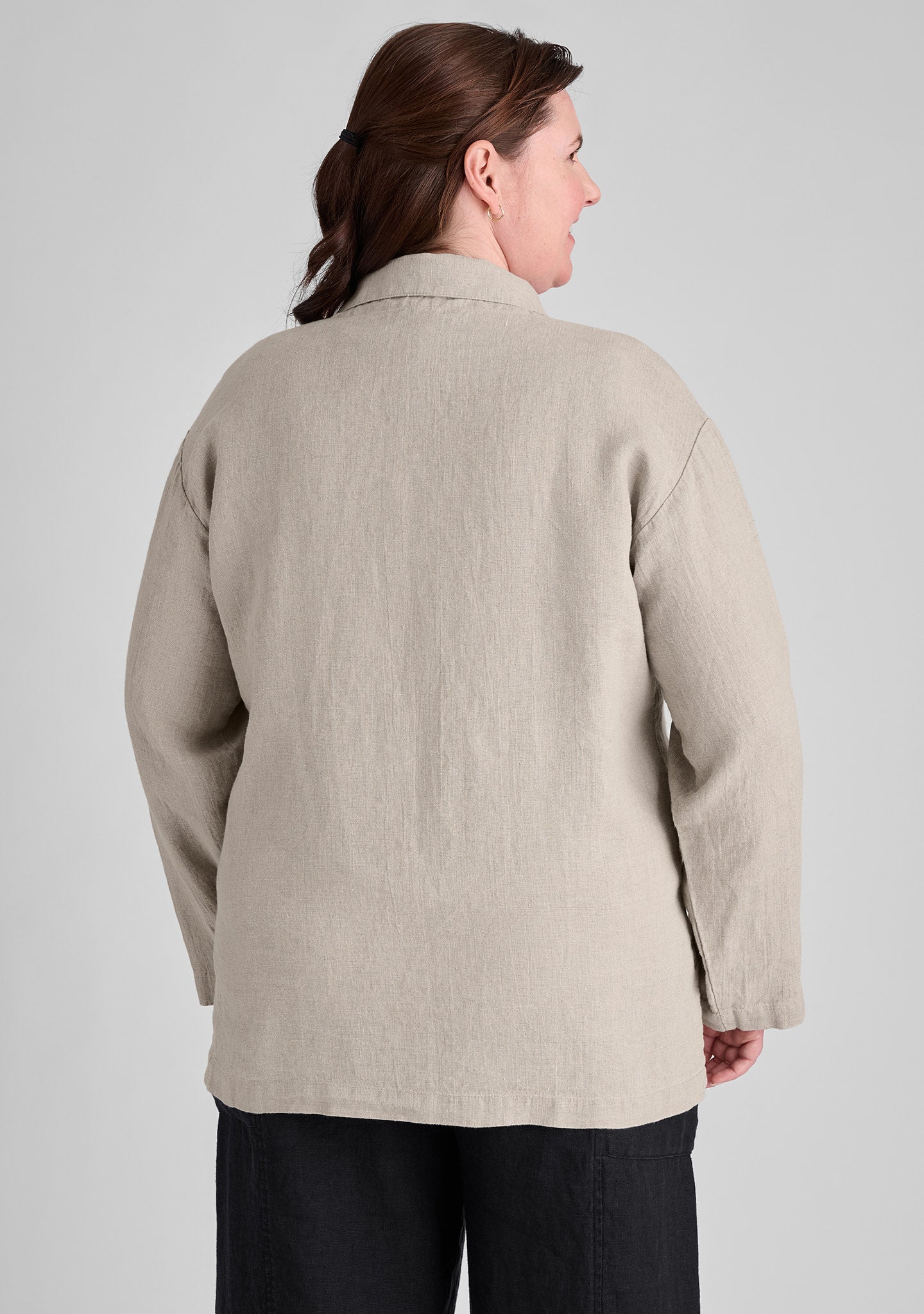 grateful jacket linen jacket details