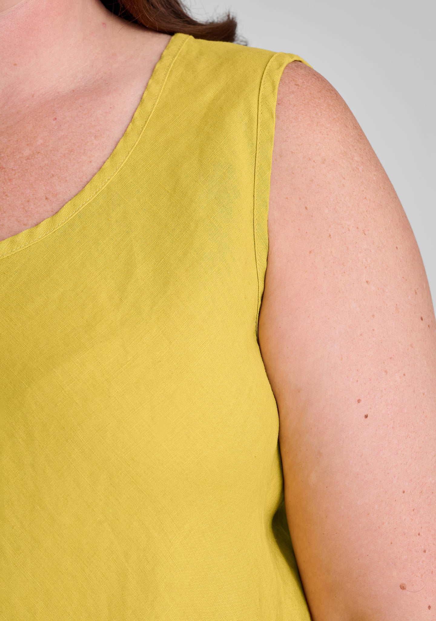 jasmine tank linen tank details