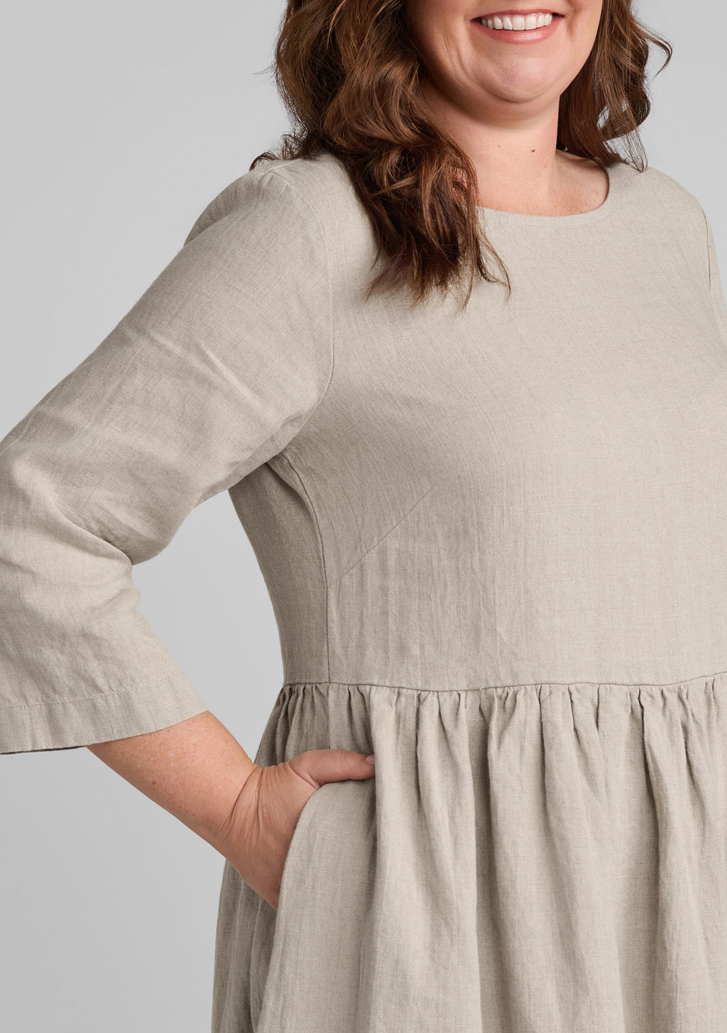 jolie dress linen dress details