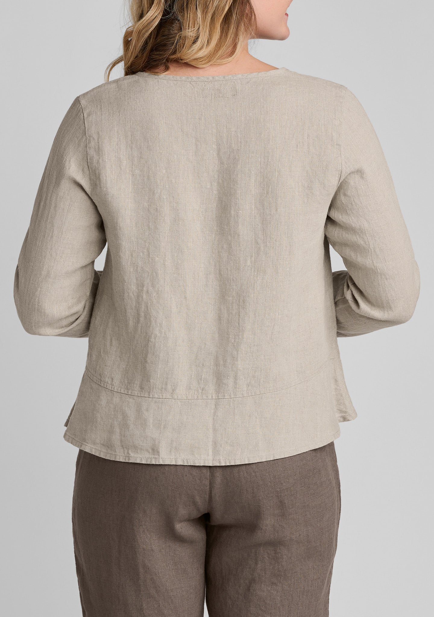 jolly jacket linen cardigan details