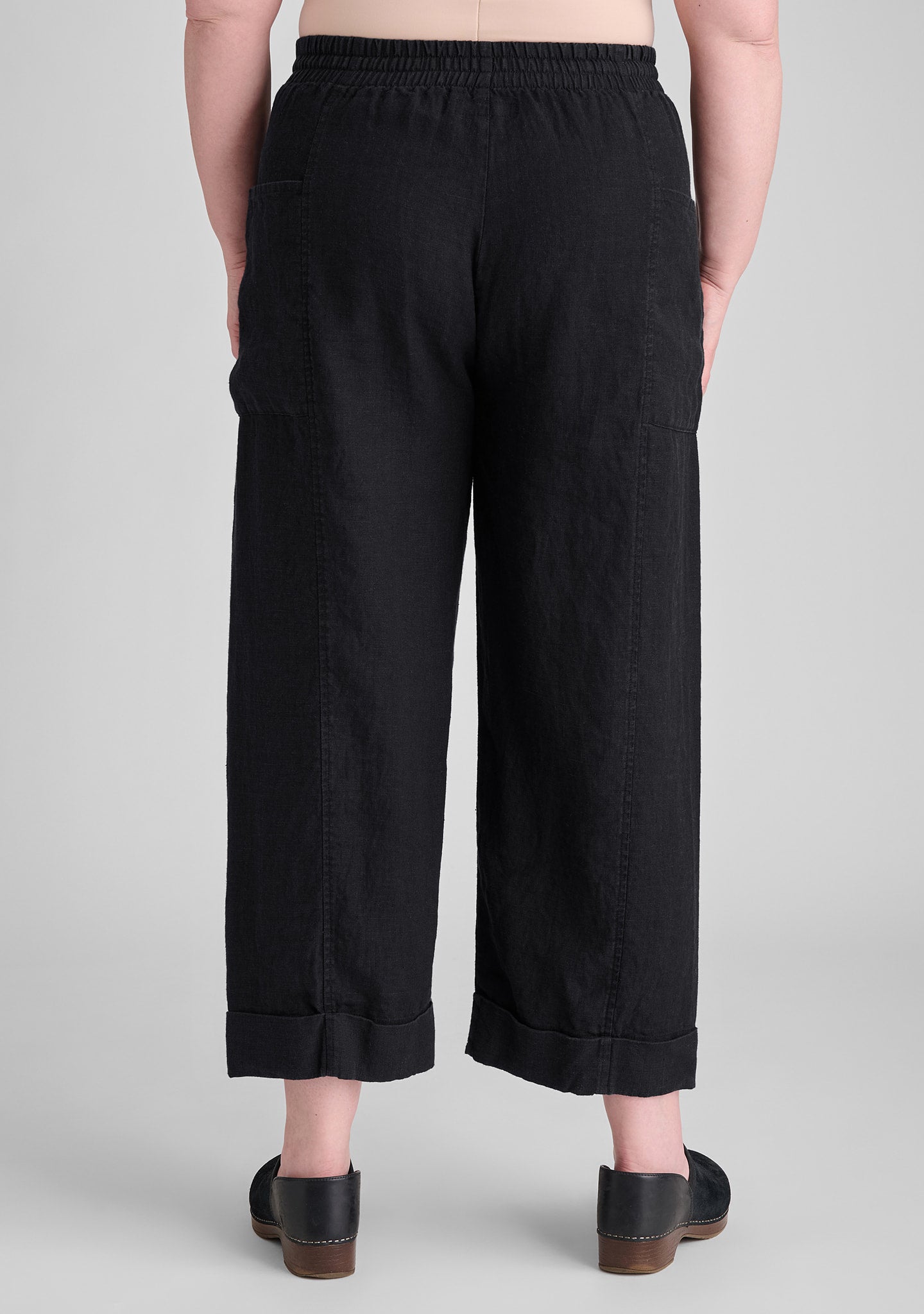 keen pant linen drawstring pants details