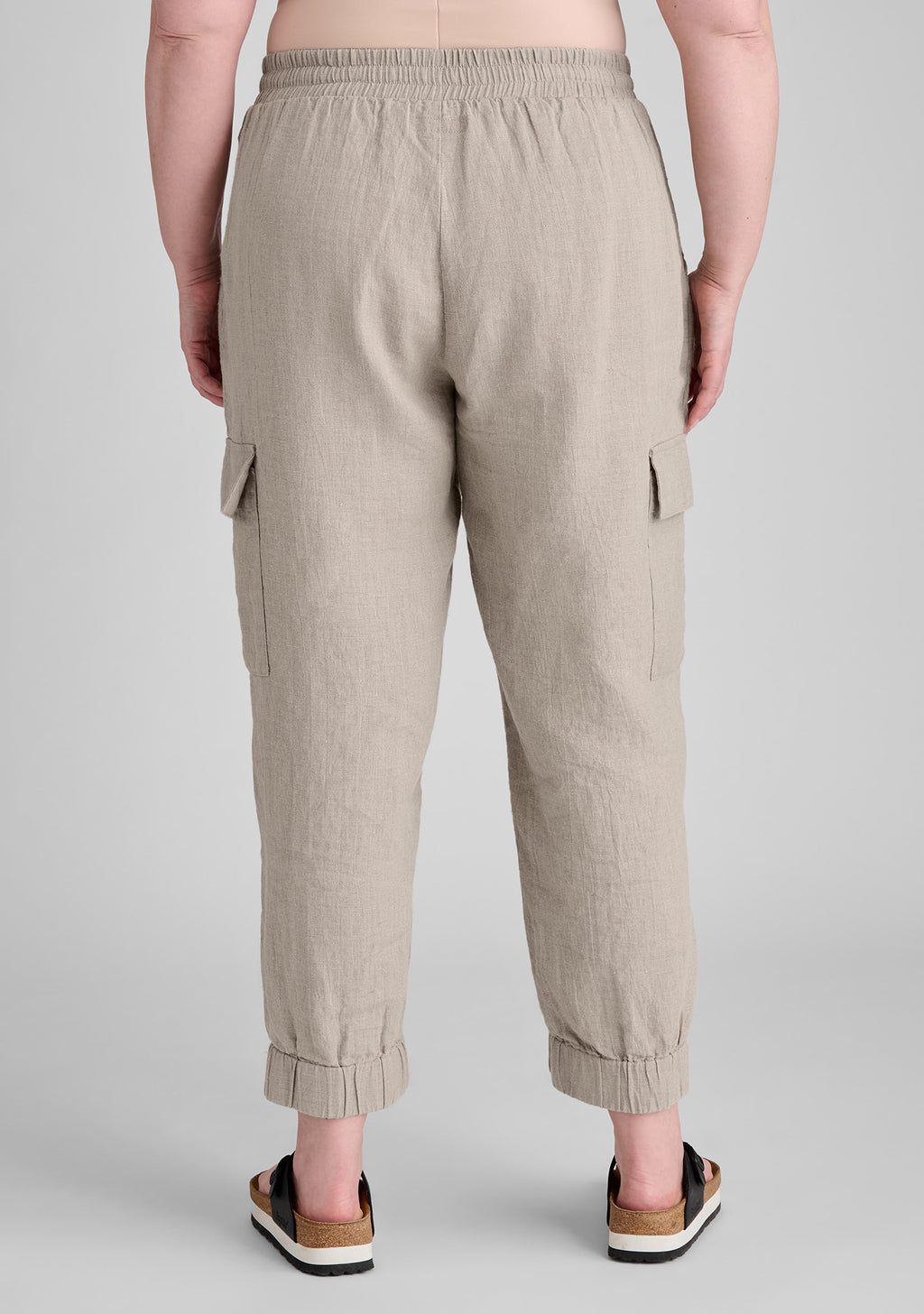nifty pant linen drawstring pants details