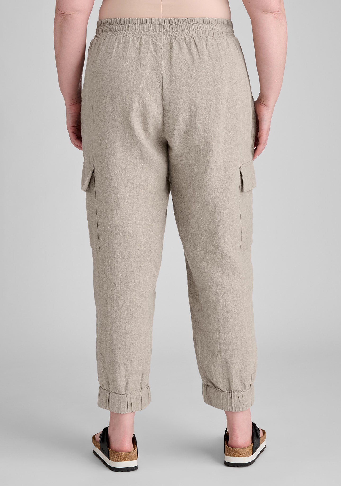 nifty pant linen drawstring pants details