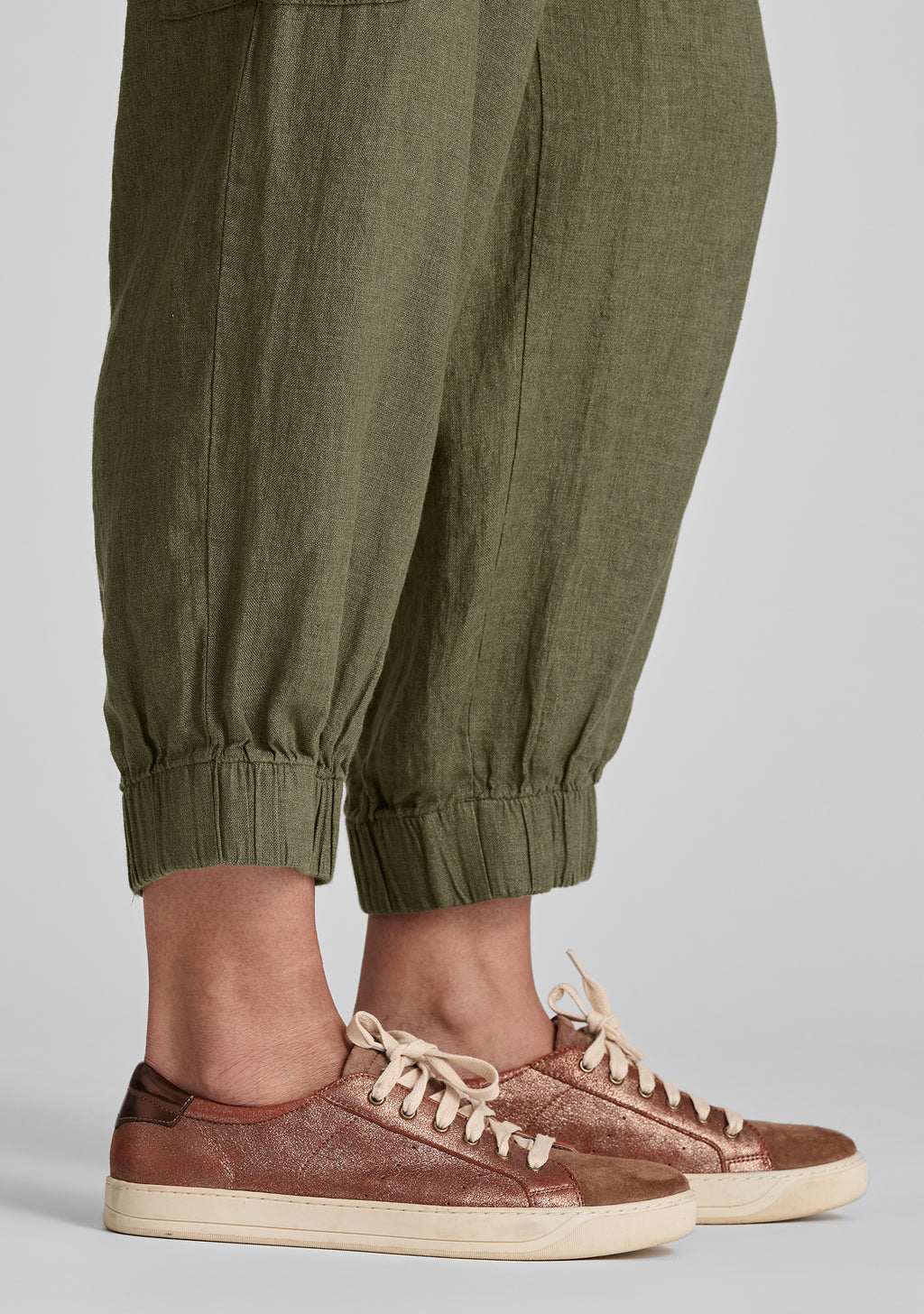 nifty pant linen drawstring pants details