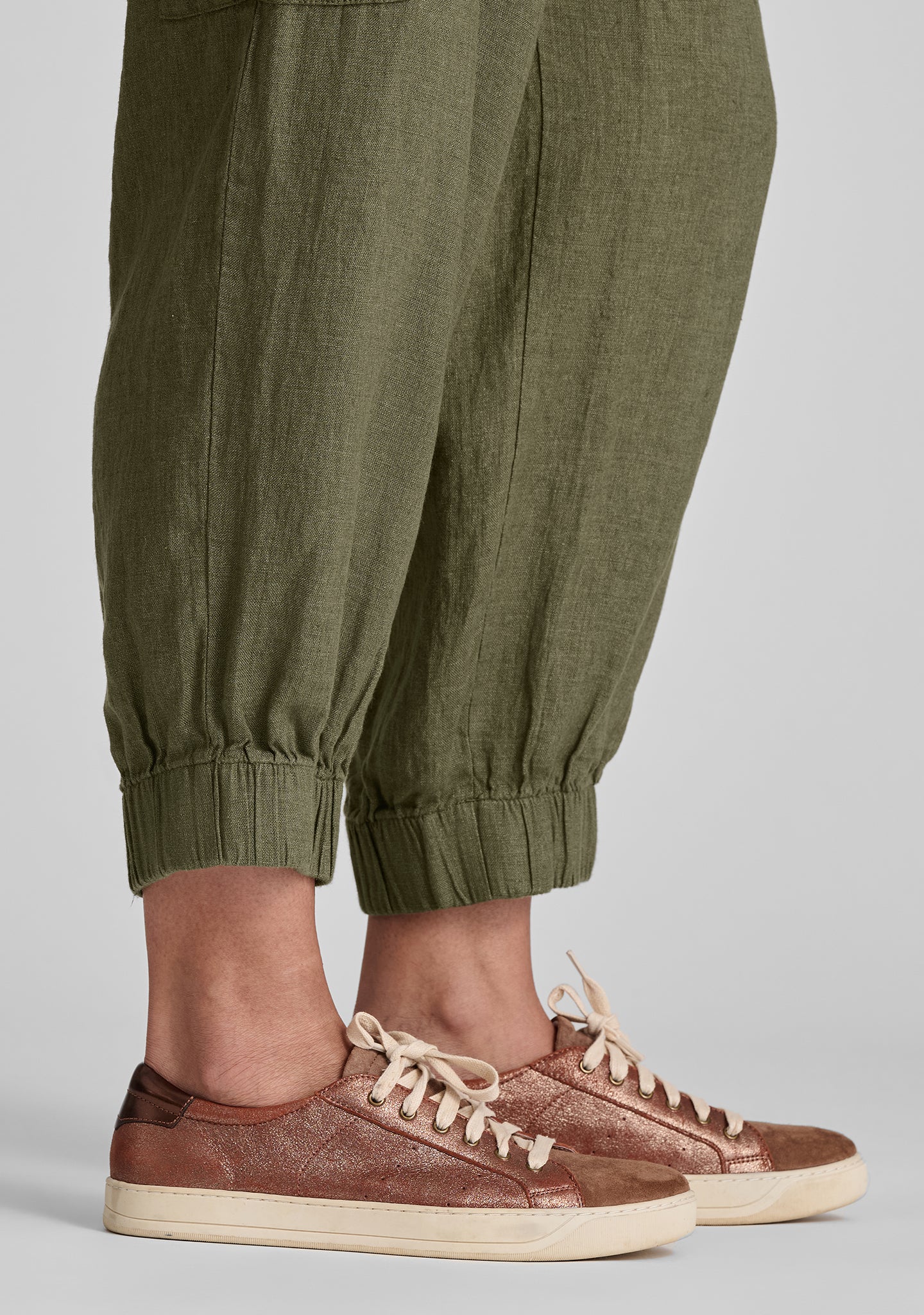 nifty pant linen drawstring pants details