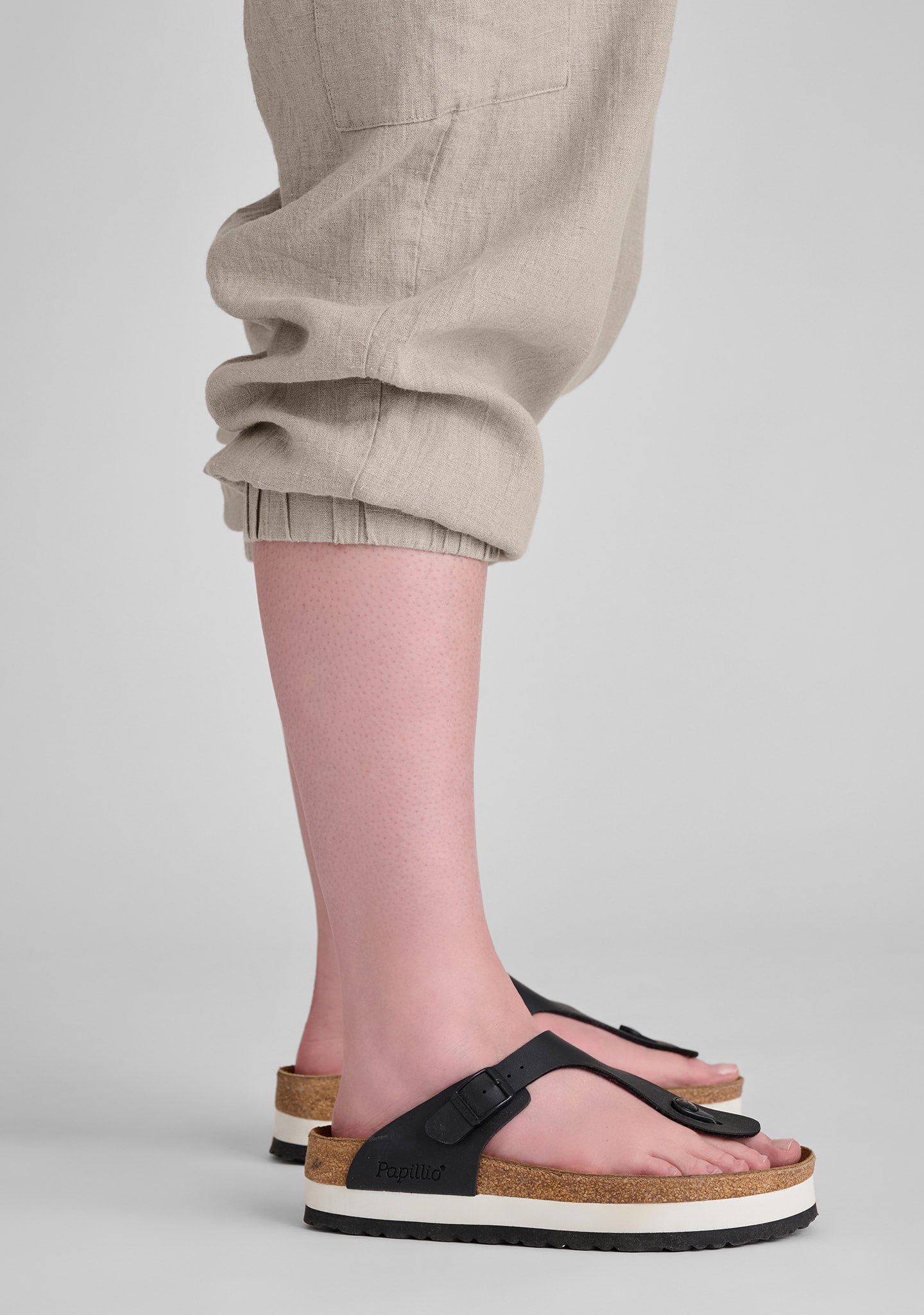 nifty pant linen drawstring pants details