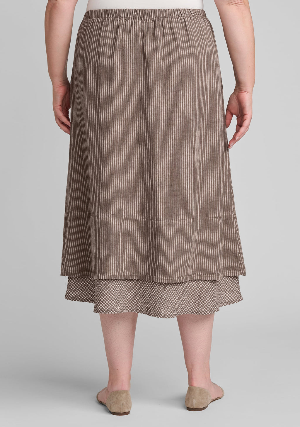 pedal skirt linen skirt details