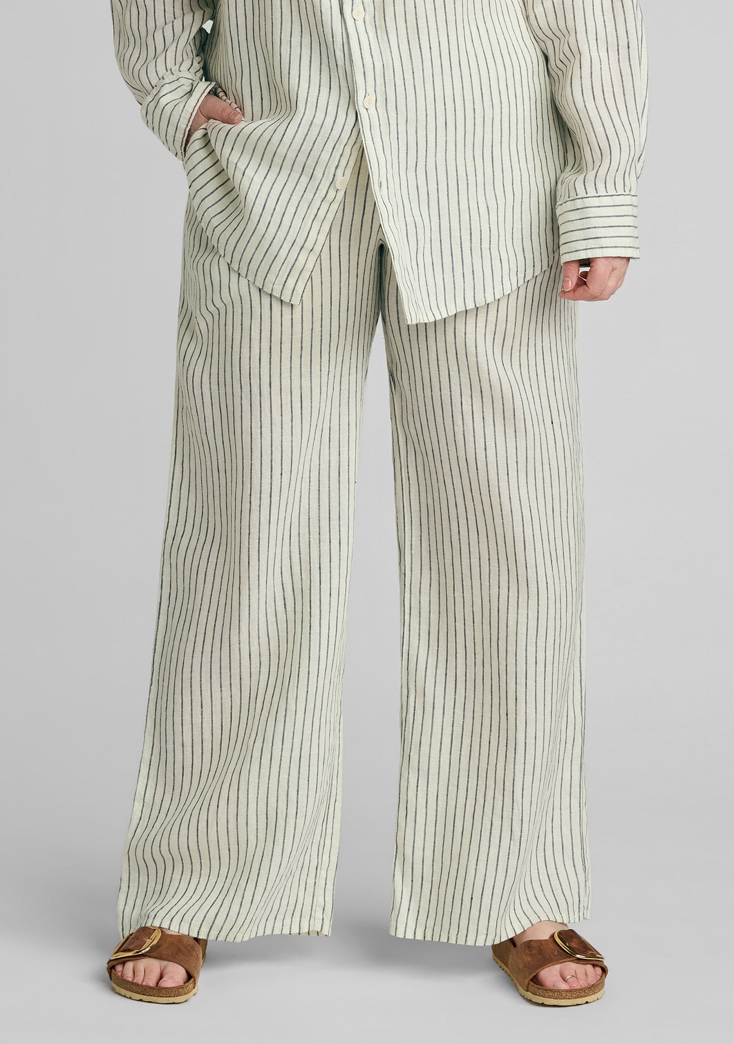 picnic pant wide leg linen pant yellow