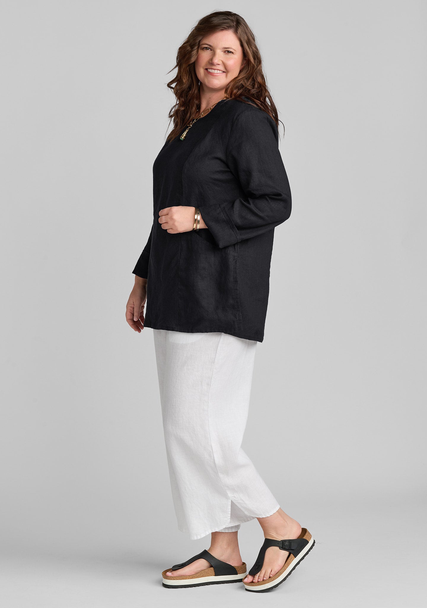 picnic shirt linen pullover details