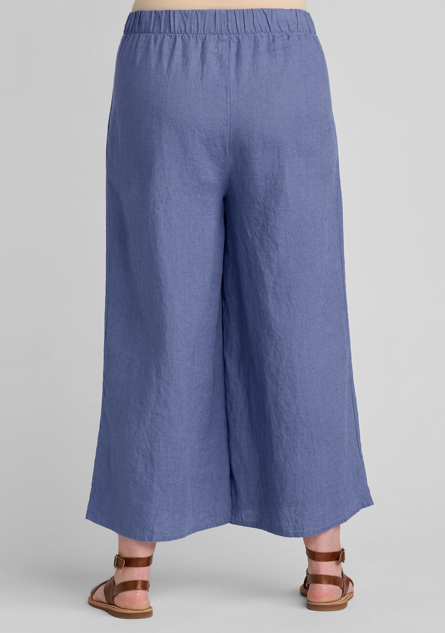 pleat pant wide leg linen pant details