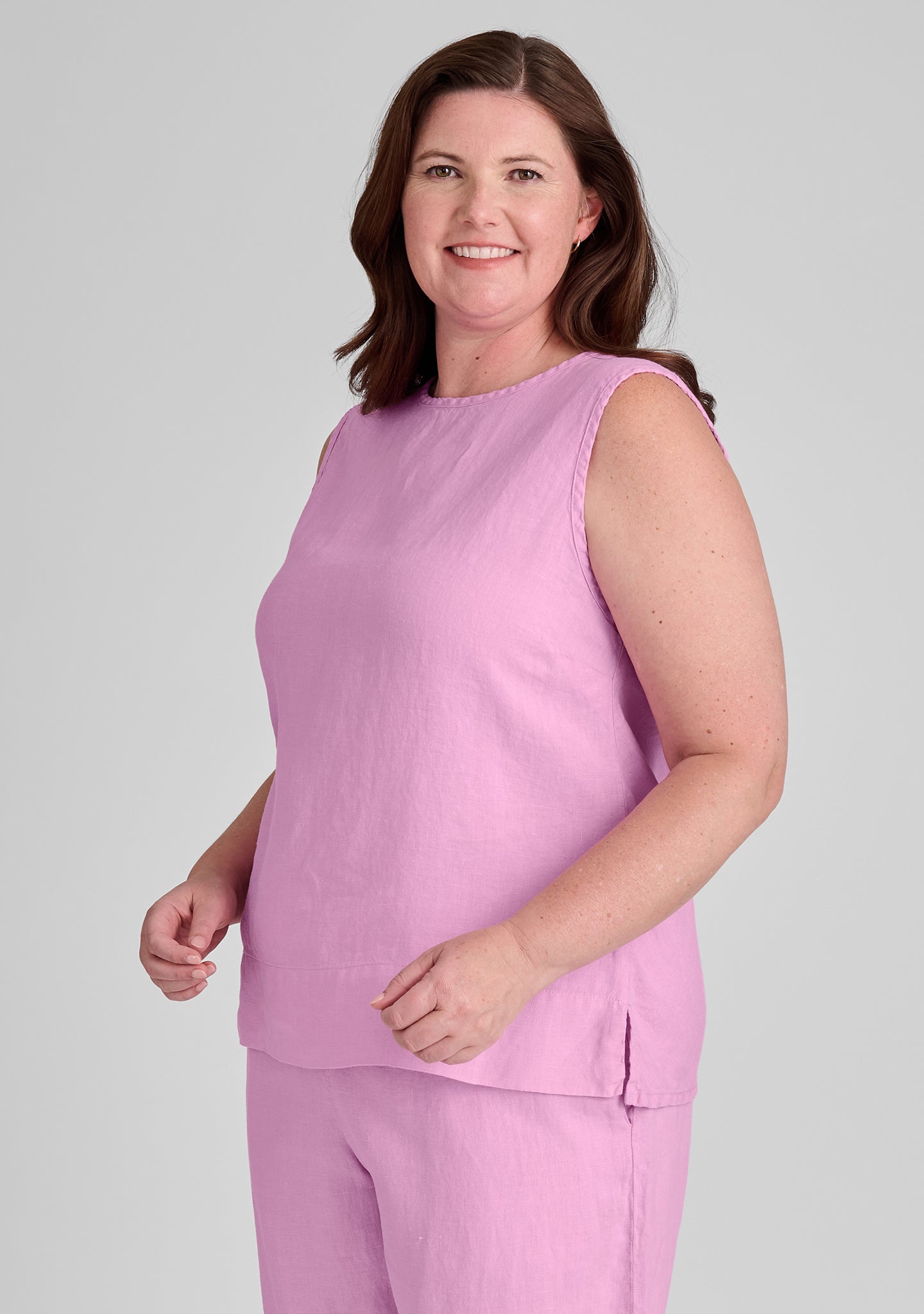 Roadie Top - Linen Tank Top - FINAL SALE - Magnolia