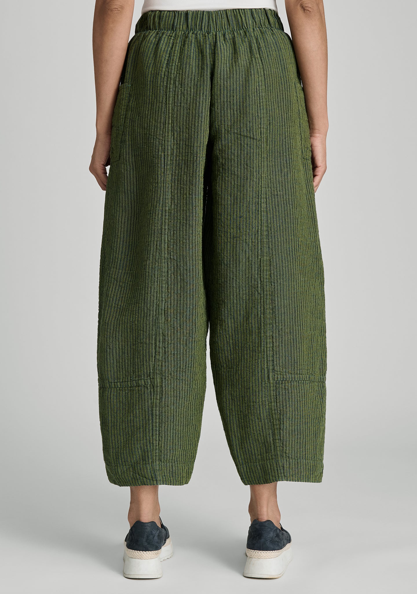 seamly pant linen pants details
