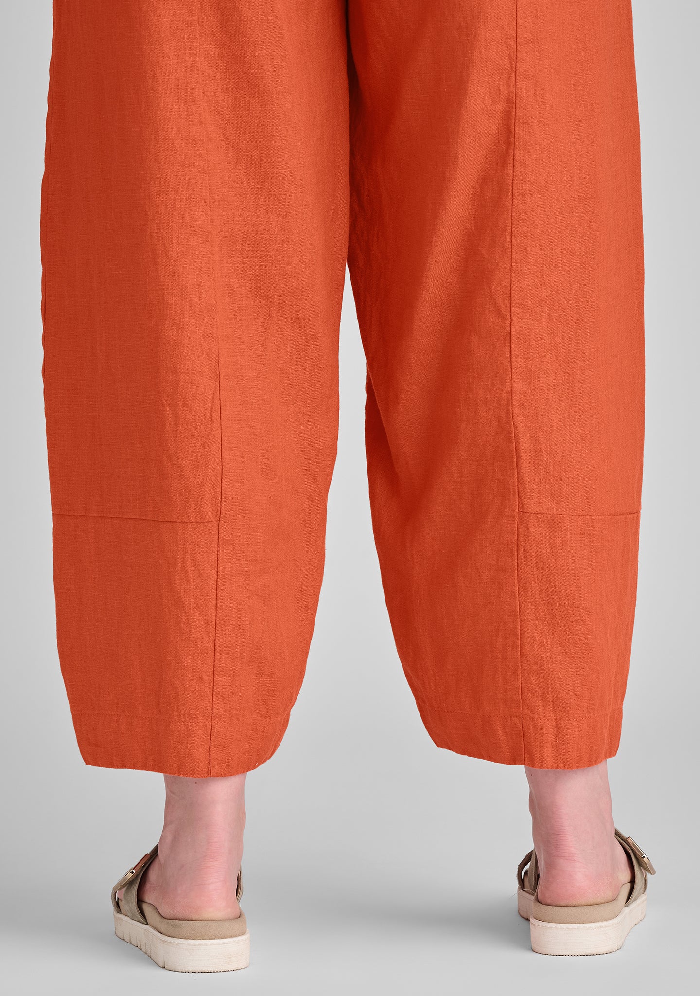 seamly pant linen pants details