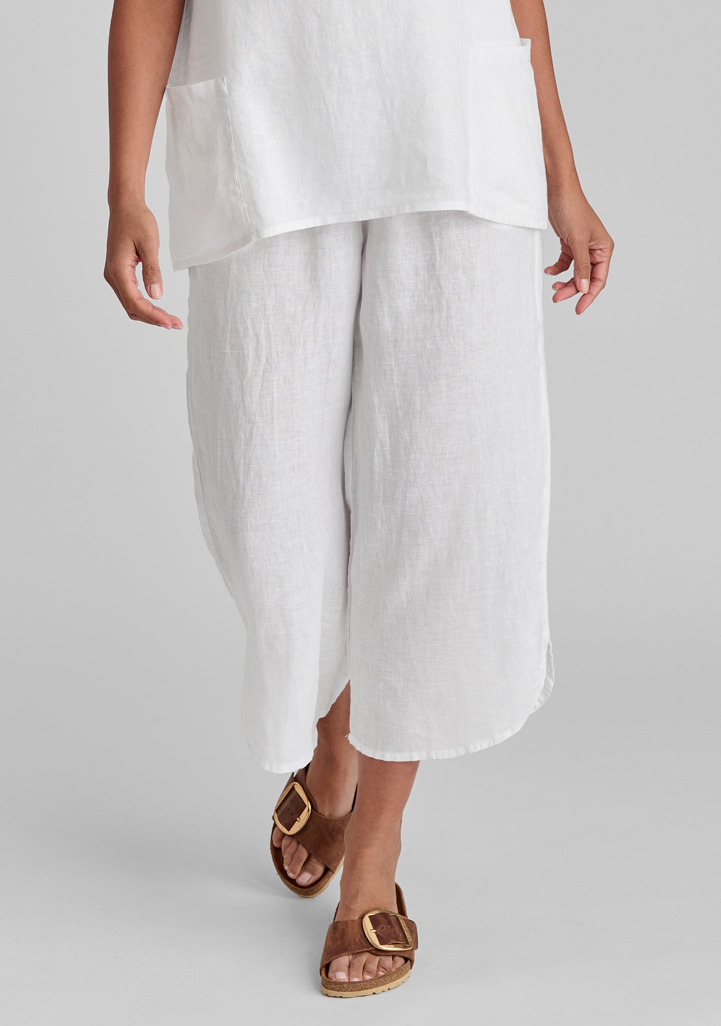 Enza Costa Linen Easy Pants | Shopbop