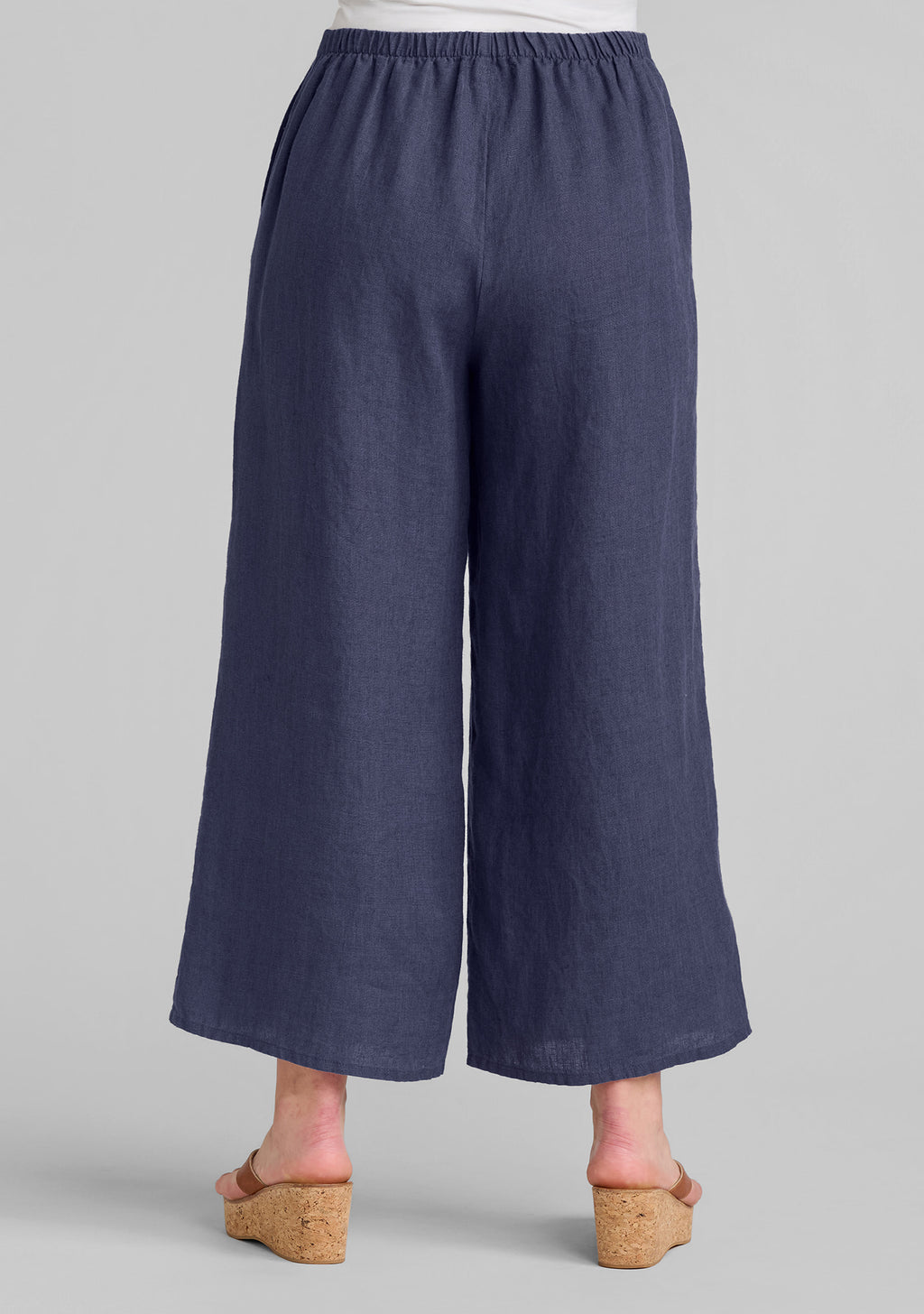 sociable floods linen pants details