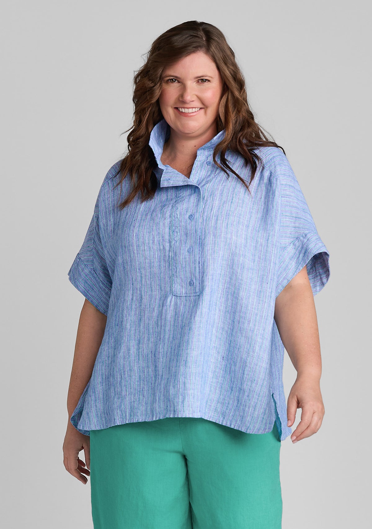 Sporty Shirt - Linen Pullover – FLAX