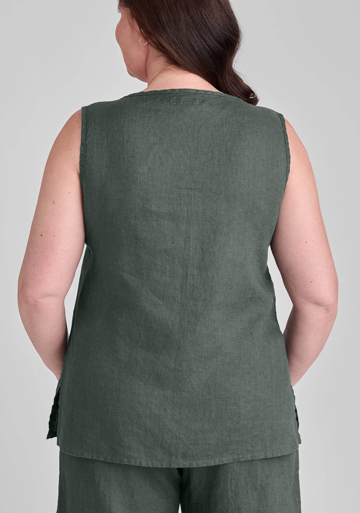 Sunny Tank - Linen Tank Top - FINAL SALE – FLAX