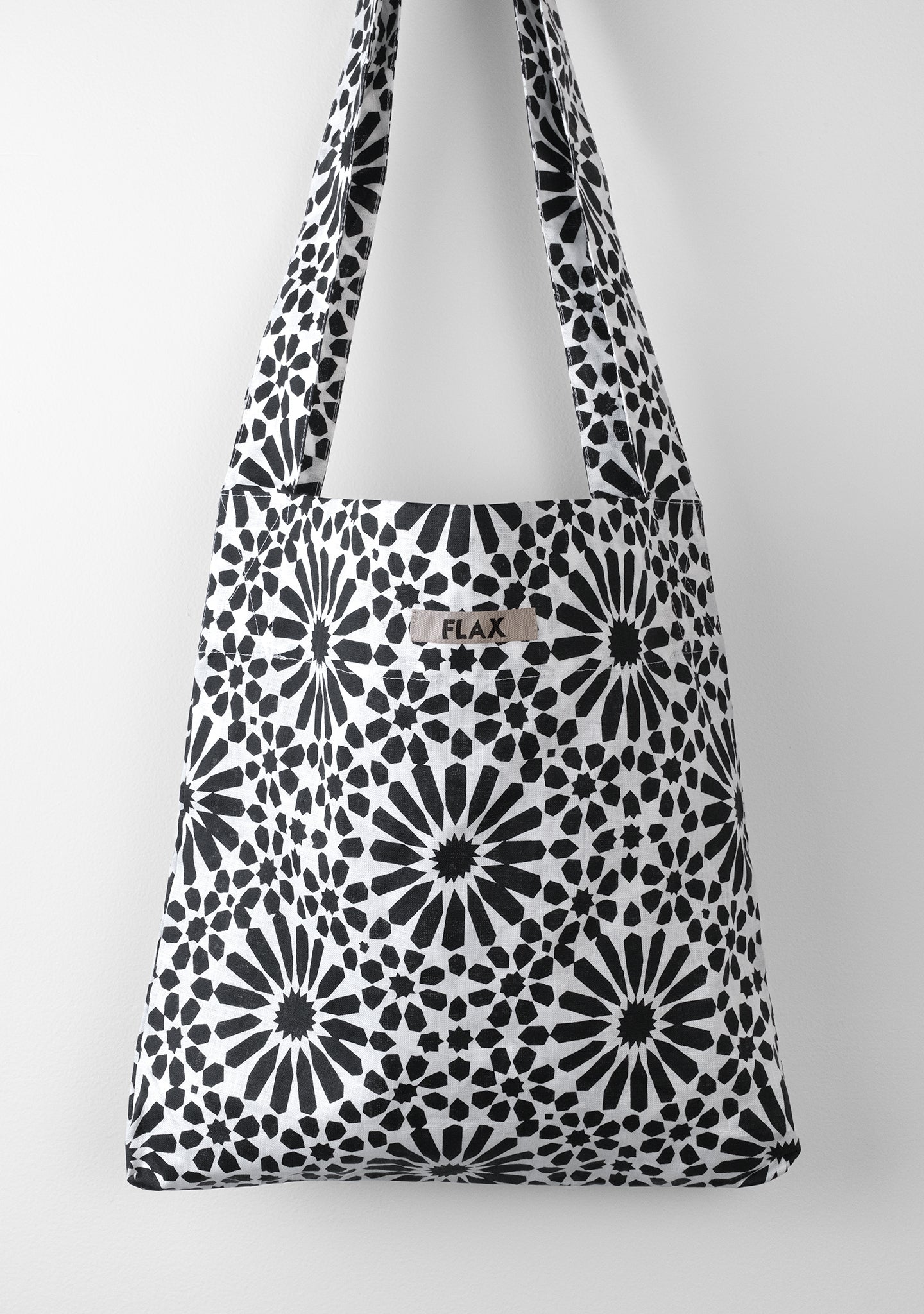 the bag linen shopping bag white