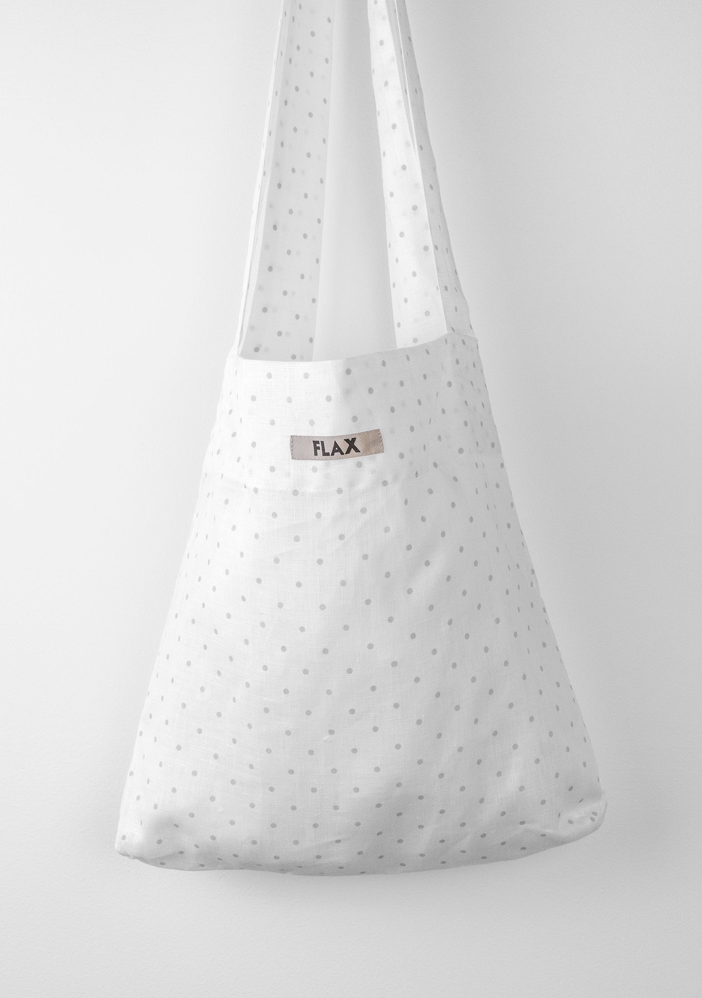 the bag linen shopping bag white