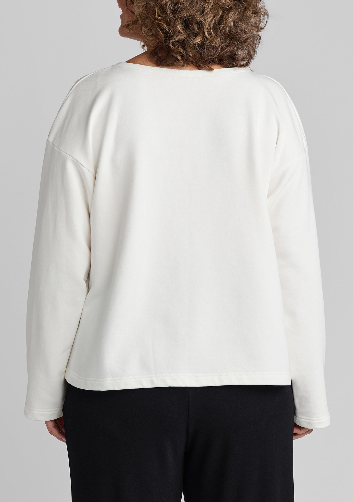 the comfy pull cotton blend shirt details