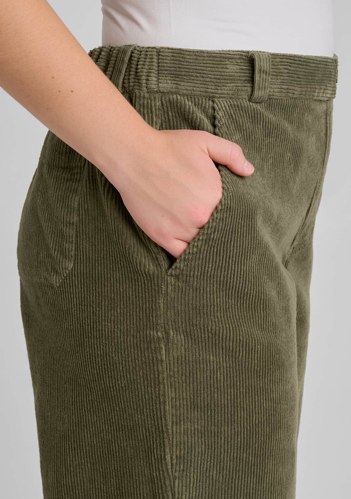 close up view of hand in pocket