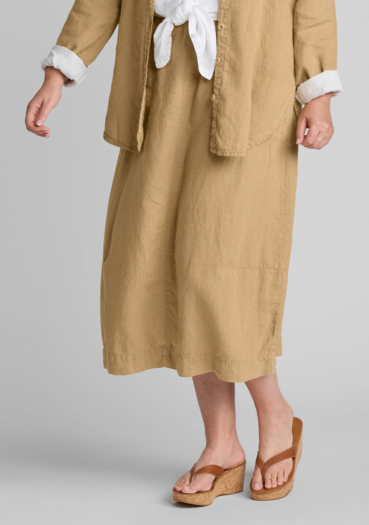 urban skirt linen skirt brown