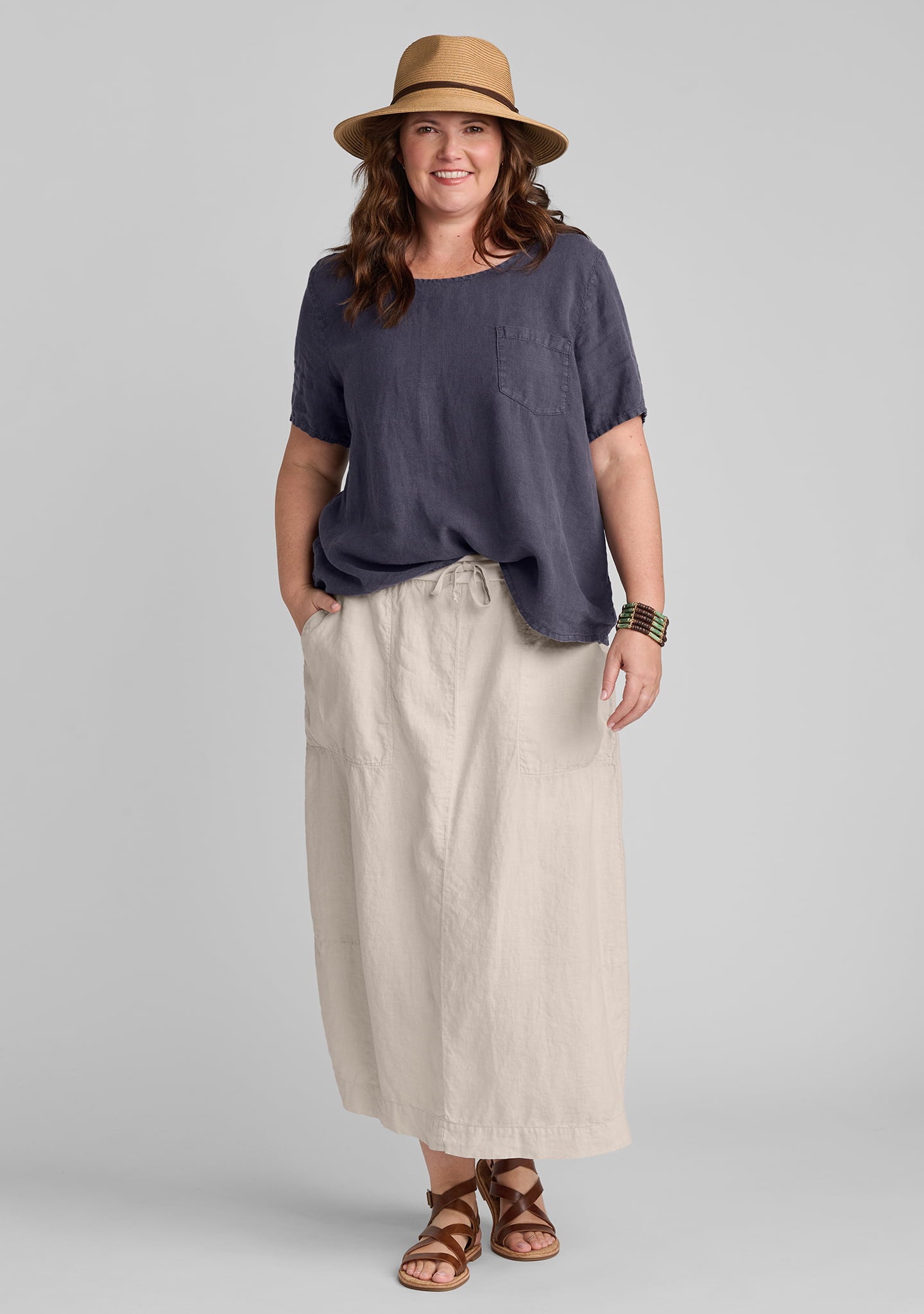urban skirt linen skirt details