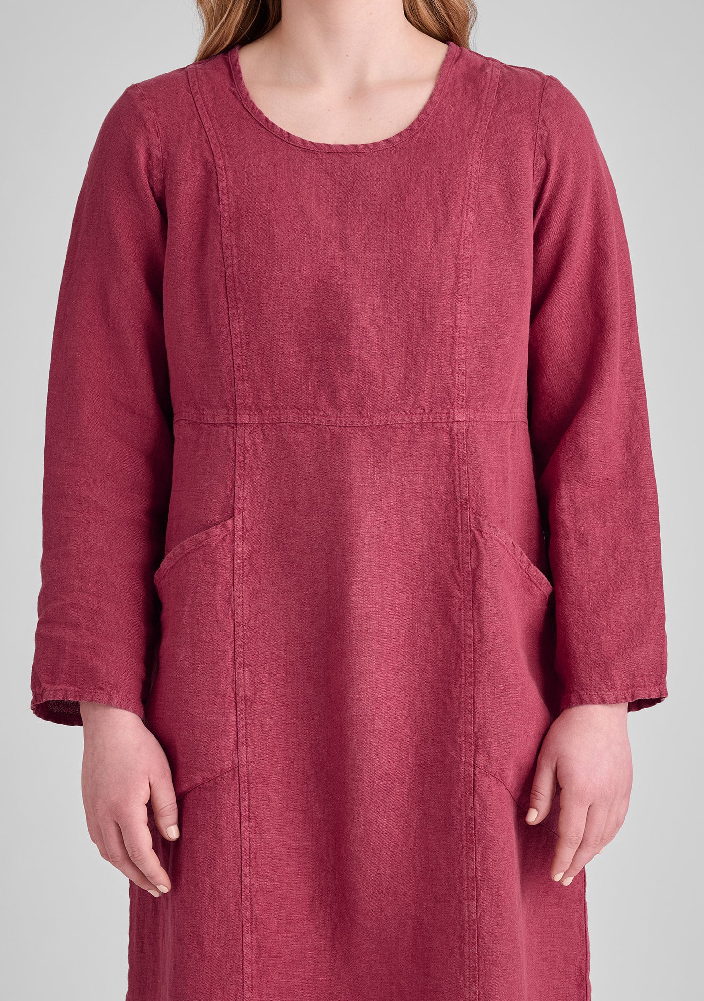 vintage dress linen maxi dress details